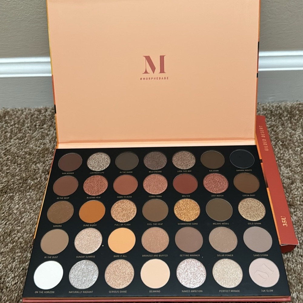 Morphe 35U Gilded Desert Artistry Palette Brand New